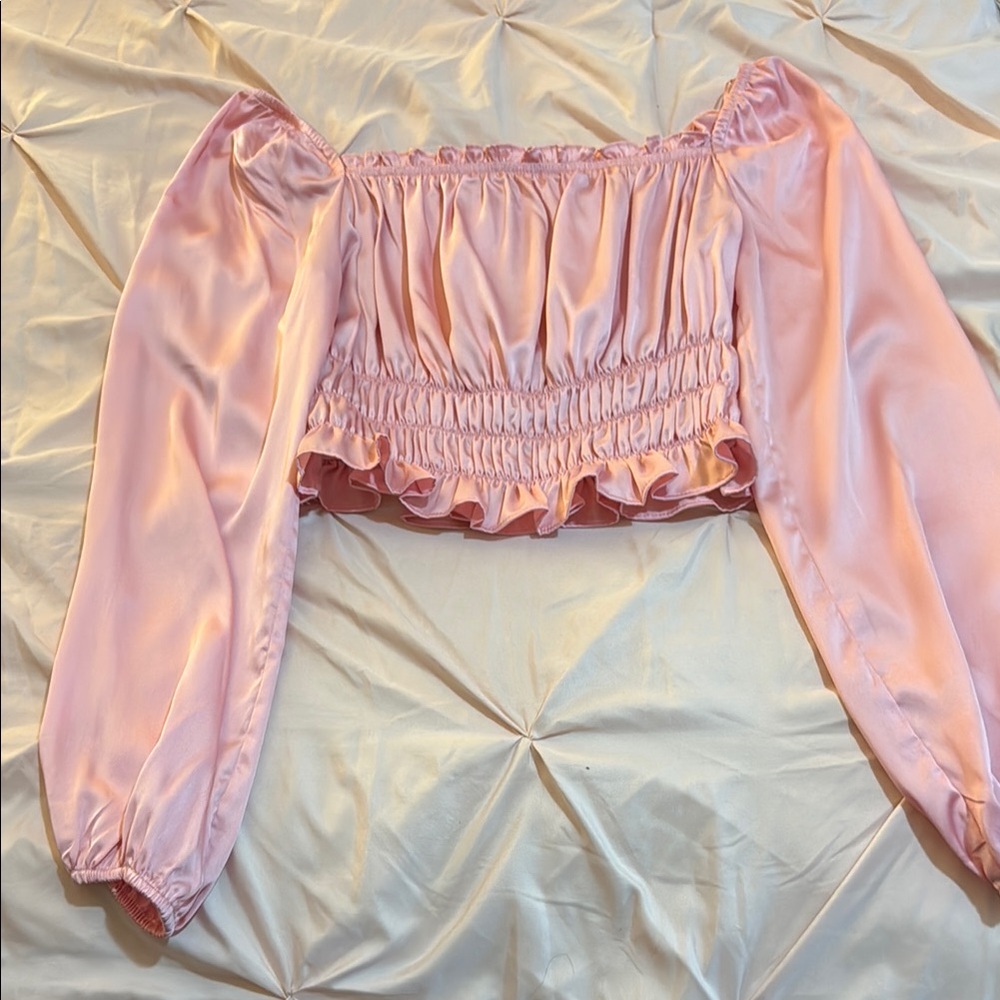 Bar III Elegant Pink Off-Shoulder Women's Top